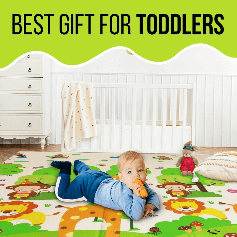 Foldable baby play mat (150x180 cm), waterproof luxurious foam, 1.3 cm thick, perfect for infants, toddlers, and babies for indoor and outdoor use.